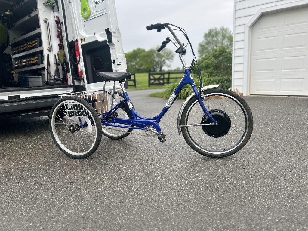 Convert a Trike to Electric. Custom Electric Conversion | Radius Bike Shop LLC - Lancaster, PA
